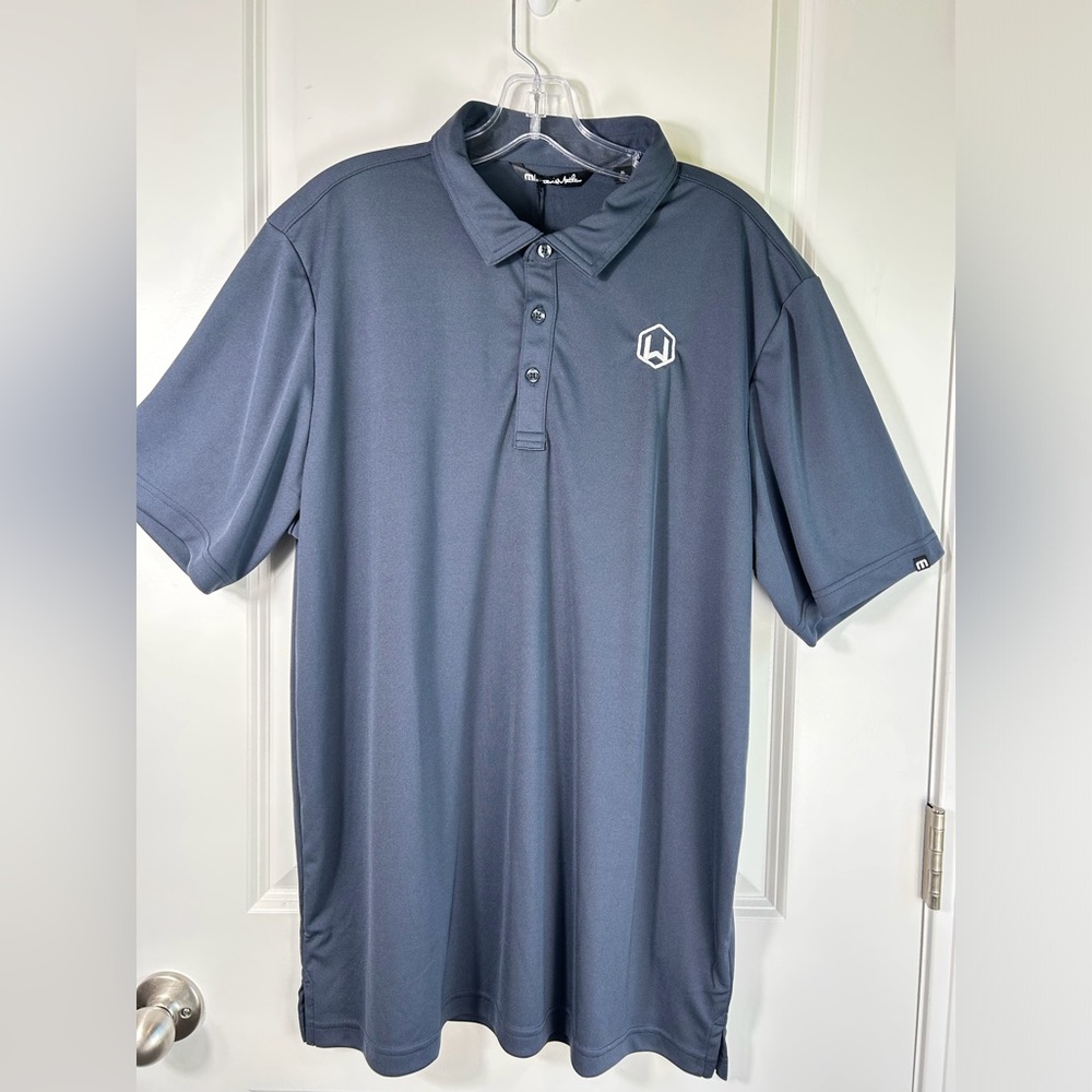 Travis Mathew Coto Performance Polo Blue Nights XL New With Tags Golf Polo